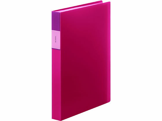 【お取り寄せ】キングジム フェイバリッツ クリアーファイル(透明)A4 60ポケット 赤 A4 固定式クリヤーファイル