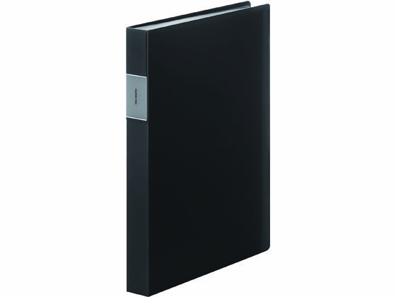 【お取り寄せ】キングジム フェイバリッツ クリアーファイル(透明)A4 60ポケット 黒 A4 固定式クリヤーファイル