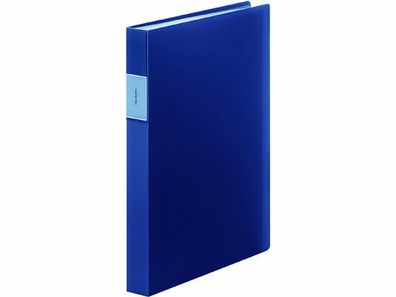 【お取り寄せ】キングジム フェイバリッツ クリアーファイル(透明)A4 60ポケット ネイビー A4 固定式クリヤーファイル