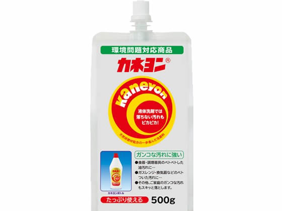 カネヨ石鹸 カネヨン 詰替用 500g クレンザー キッチン 厨房用洗剤 洗剤 掃除 清掃