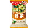 【商品説明】旨みと甘みの合わせみそと、すっきりかつおだしの、野菜のおみそ汁。キャベツ、ほうれん草、ねぎ、にんじん、わかめの5種類の具材が楽しめます。【仕様】●注文単位：1食●内容量：10g●お召し上がり方：中身をお椀に入れ、熱湯をお椀8分目(約160ml)まで注いで軽くかき混ぜてください。【備考】※メーカーの都合により、パッケージ・仕様等は予告なく変更になる場合がございます。【検索用キーワード】あまのふーず アマノフーヅ いつものおみそしるやさい いつものお味噌汁野菜 ヤサイ 1食分 バラ インスタント食品 お吸い物 インスタントみそ汁 おすいもの フリーズドライ 味噌スープ みそスープ ふりーずどらい MISOSOUP 野菜のお味噌汁 野菜のおみそ汁 野菜のみそ汁 野菜の味噌汁 やさいの味噌汁 やさいのみそ汁 おみおつけ 御味御付け 御御御付け インスタントレトルト食品 フリーズドライ味噌汁 フリーズドライみそ汁　X53837具材にあわせてみそとだしを選んだ、毎日食べたくなるおみそ汁。