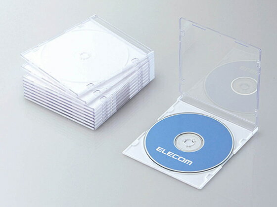 エレコム CD DVDスリムプラケース ホ