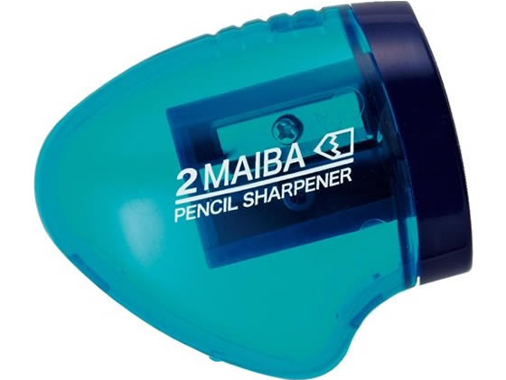 クツワ 2枚刃鉛筆削り ブルー RS021BL 手動 ミニサイズ 鉛筆削り 鉛筆 色鉛筆