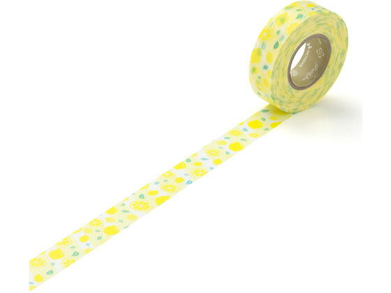 ニチバン Petit joie マスキングテープ レモン PJMT-15S039 デコレーション 15mm幅 マスキングテープ