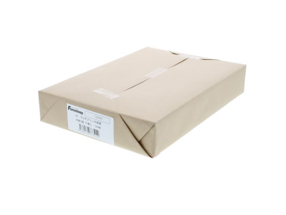 プリンタ帳票マルチタイプA4 白紙 3面 500枚 Forestway 納品書 請求書 支払明細書 ミシン目入り用紙 プ..