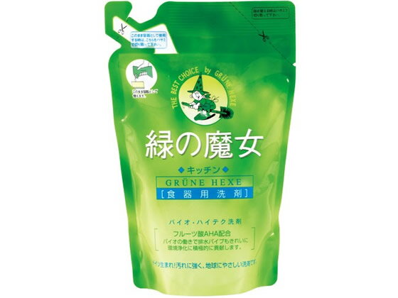 ミマスクリーンケア 緑の魔女キッチン 詰替用 360mL 148923 食器洗用洗剤 キッチン...
