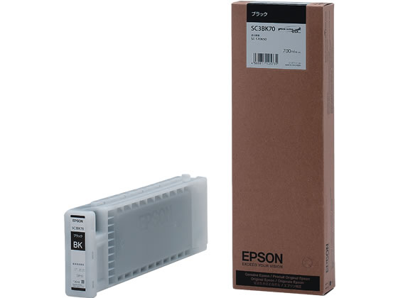 【お取り寄せ】エプソン インクカートリッジ ブラック SC3BK70 エプソン EPSON ブラック インクジェットカートリッジ インクカートリッジ トナー