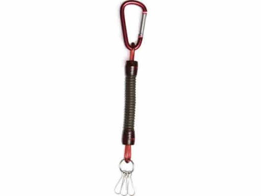ソニック スパイラルキーチェーン ショート 11cm〜40cm レッド SK-4100-R ソニック スパイラルキーチェーン ショート 11cm〜40cm レッド SK-4100-R