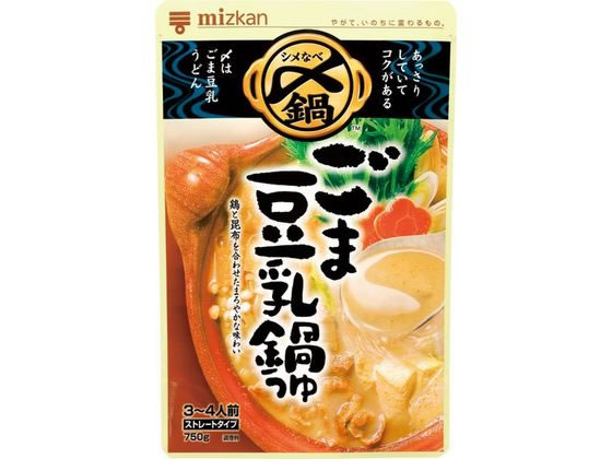 ミツカン/〆まで美味しいごま豆乳鍋つゆストレート750g