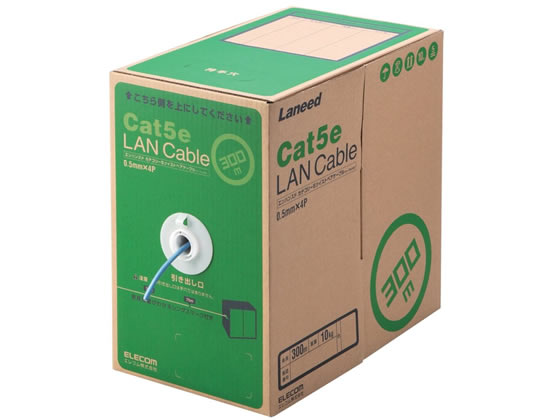 쥳 LAN֥ CAT5E ֥롼 300m LD-CT2 BU300 RS ƥ꡼5Eб LAN֥ 10mĶ 