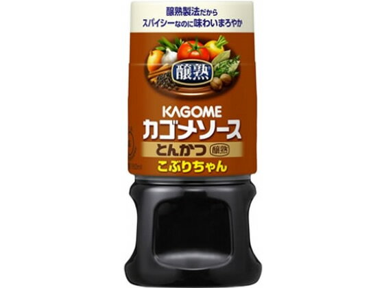 【仕様】●内容量：160ml●アレルギー：大豆、りんご【備考】※メーカーの都合により、パッケージ・仕様等は予告なく変更になる場合がございます。【検索用キーワード】かごめ　kagome　じょうじゅくソース　とんかつソース　トンカツソース　とんかつそーす　160ml　食材調味料　調味料　ちょうみりょう　小さめ　少量　X64960