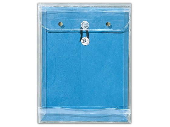 うずまき ビニールパッカー 角0 ブルー ニ401 ビニールバッグ 特殊 大型封筒 ノート