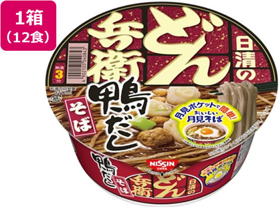 日清食品 どん兵衛 鴨だしそば105g 12