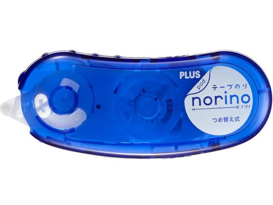 プラス ノリノポッド しっかり貼れる 8.4mm ブルー TG-1121 テープのり 接着剤