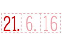 【お取り寄せ】シヤチハタ データー差替印 16号用 略西暦 赤 XD-16KY スタンパータイプ 回転ゴム印 スタンプ ビジネス印 ネーム印