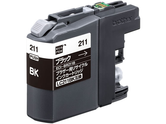 Other - エコリカ ブラザー用リサイクルインクカートリッジLC211BK ブラザー brotherブラック エコリカ リサイクルインクカートリッジ トナー