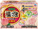 アース製薬 温泡 こだわり桃 炭酸湯 20錠入 入浴剤 バス ボディケア お風呂 スキンケア