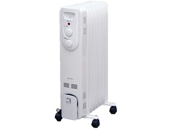 【お取り寄せ】アイリスオーヤマ オイルヒーター ホワイト IOH-1208KS-W オイルヒーター 暖房器具 冷暖房器具 家電