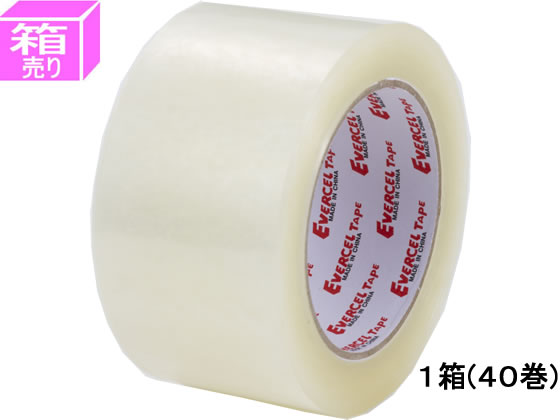 【お取り寄せ】セキスイ エバーセルOPPテープ 90μ 60mm×50m 透明 40巻 830NEV ...