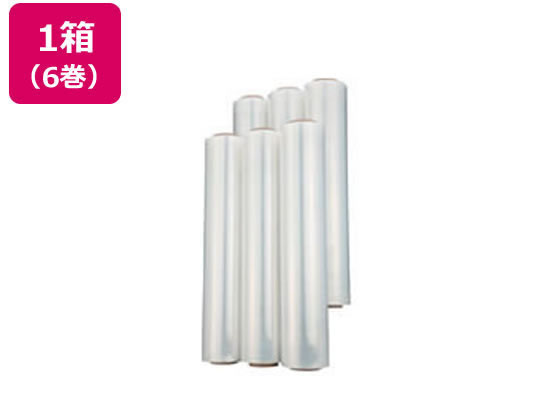 ストレッチフィルム 14ミクロン 幅500mm×長さ300m 3インチ 6巻 まとめ買い 箱買い 買いだめ 買い置き 業務用 両手巻きサイズ ストレッチフィルム 梱包ラップ 梱包資材 緩衝材 梱包