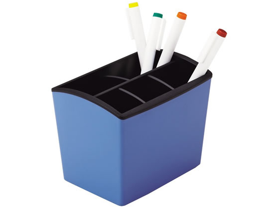 オープン工業 ペンスタンド 青 PS-250-BU ペン立て ペンスタンド ペンケース デスクトップ収納 デスク周り 文具