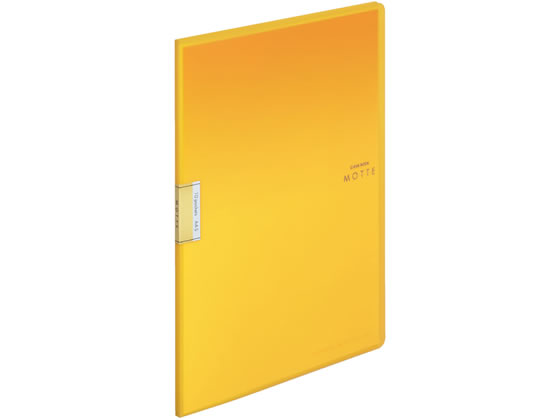 コクヨ クリヤーブック〈モッテ〉固定式 A4 10ポケット 黄 A4 固定式クリヤーファイル