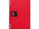 キングジム リングノート テフレーヌ B5 赤 9855TTE-R バインダーノート B5