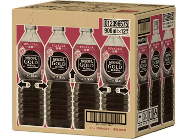 ネスレ/ネスカフェ ゴールドブレンドコク深め カフェインレス無糖900ml*12本