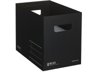 コクヨ/収納ボックス〈NEOS〉A4 Mサイズ ブラック/A4-NEMB-D