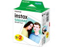 富士フィルム チェキスクエア用フィルム instax SQUARE 10枚入×2パック インスタントカメラ フィルム AV機器