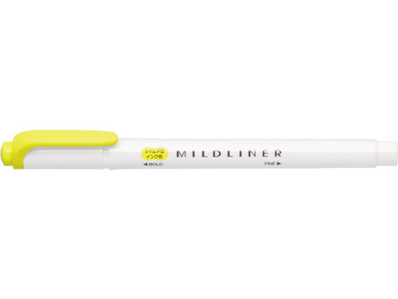 ゼブラ マイルドライナー マイルドレモンイエロー WKT7-MLY 黄 イエロー系 使いきりタイプ 蛍光ペン