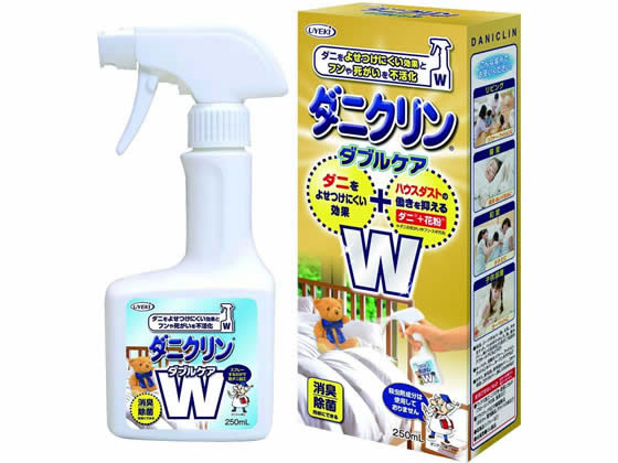 【お取り寄せ】UYEKI ダニクリンWケア 250mL スプレータイプ 消臭 芳香剤 室内用 清掃