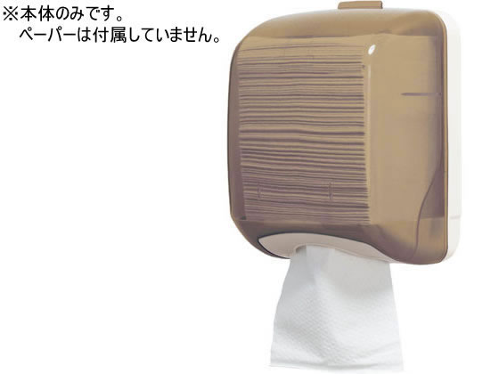 クリンペット・ジャパン ファシール CH200 トイレットペーパーホルダー ブラウン 業務用パック トイレットペーパー 紙製品