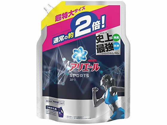 P&G/アリエール イオンパワージェル プラチナスポーツ詰替 超特大 1.34kg