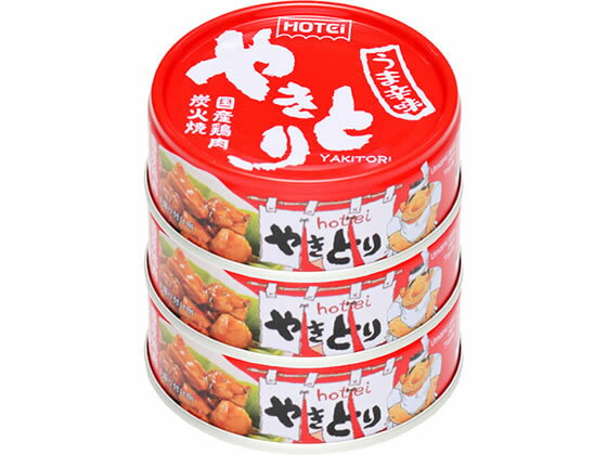 ホテイ やきとり うま辛味 75g×3缶シュリンク 缶詰 肉類 缶詰 加工食品