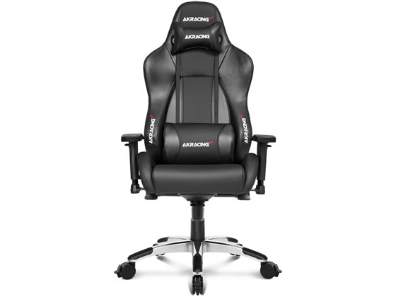【お取り寄せ】AKRacing ゲーミングチェア Premium 低座面タイプ カーボンブラック レザータイプ ゲーミングチェア オフィスチェア オフィス家具 [3]