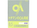SAKAEテクニカルペーパー 極厚口カラーPPC B5 ライトグリーン 50枚 B5 グリーン系 緑 カラーコピー用紙