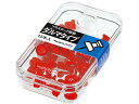 【お取り寄せ】コクヨ プラスチック画鋲 ダルマタイプ 15本入 赤 20個 カヒ-20NR 画鋲 ピン フック 吊下げ POP 掲示用品(3)