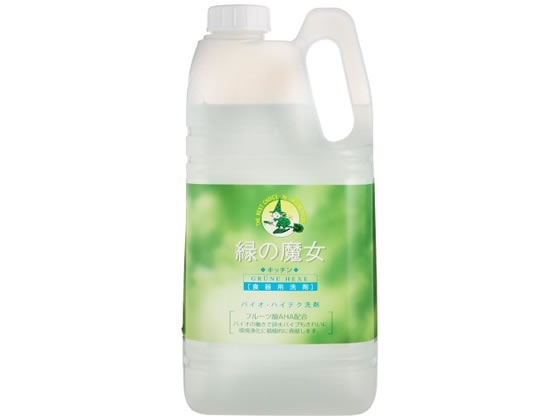 ミマスクリーンケア 緑の魔女 キッチン 食器洗剤 業務用 2L 食器洗用洗剤 キッチン 厨房用洗剤 洗剤 清掃
