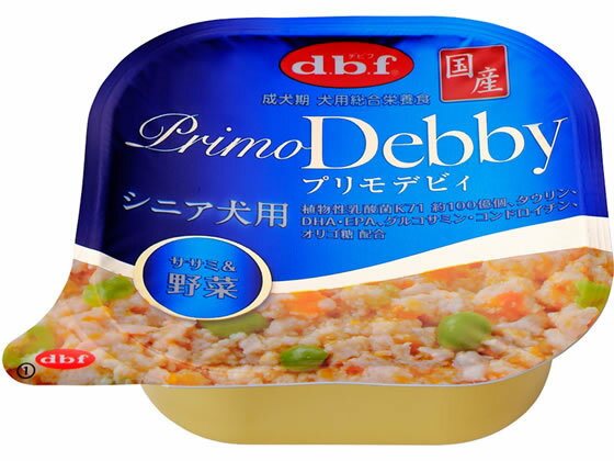 Natural - 【お取り寄せ】デビフペット プリモデビィ シニア犬用 ササミ&野菜 95g ウェットフード 犬 ペット ドッグフード