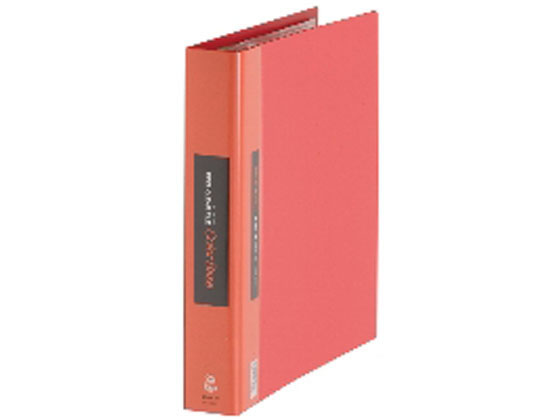 【お取り寄せ】キングジム クリアーファイルカラーベース差替式A4 30穴 背幅49mm 赤 A4 差替式クリヤー..