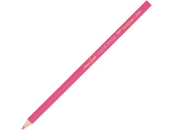 トンボ鉛筆 色鉛筆 1500単色 桃色 12本 1500-22 色鉛筆 単色 教材用筆記具