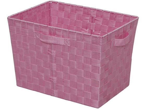 【お取り寄せ】アイリスオーヤマ カラーバスケット 深型 ピンク CBK-38D 収納家具 インテリア 収納