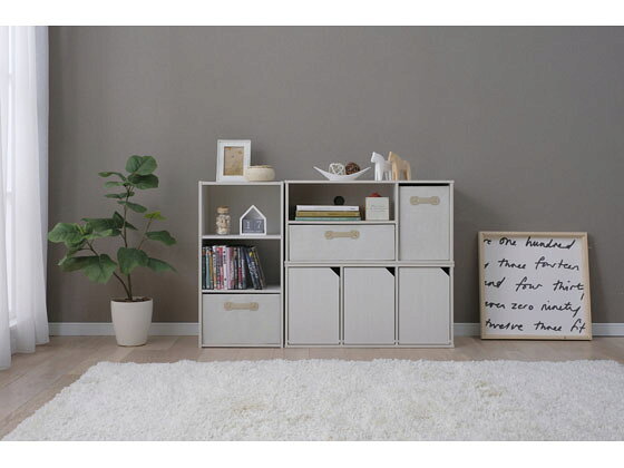 【お取り寄せ】アイリスオーヤマ モジュールボックス可動棚 オフホワイト MDB-3K [2]