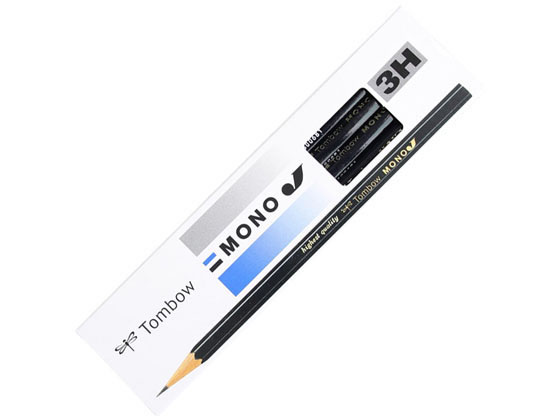 【お取り寄せ】トンボ鉛筆 鉛筆モノJ 3H MONO-J3H 鉛筆 2H 3H