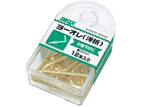 【お取り寄せ】ミツヤ 洋折釘 12本×5 BX1-17 フック 掲示物留め 吊下げ POP 掲示