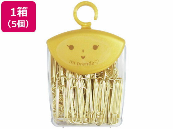 【お取り寄せ】ミツヤ 金のツレテッテ ゼム 大 100本×5 TM-60GD-1 ゼムクリップ 留める 文具 事務