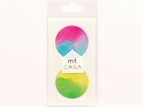 【お取り寄せ】カモ井 mt CASA seal 水彩 MTCDS018 デコレーション用マスキングテープ インテリア装飾 デコレーショングッズ