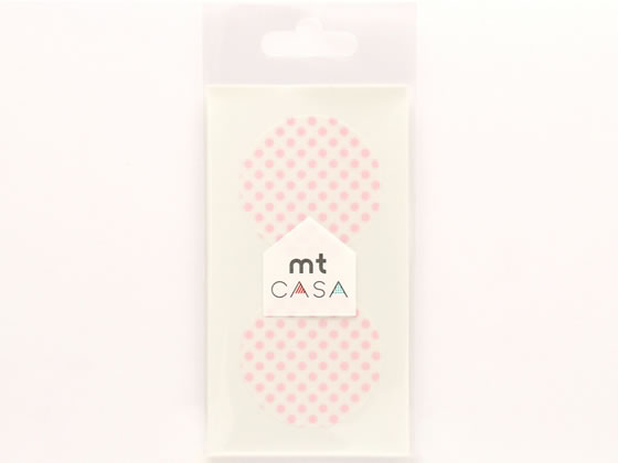【お取り寄せ】カモ井 mt CASA seal ドット・いちごミルク MTCDS021 デコレーション用マスキングテープ インテリア装飾 デコレーショングッズ