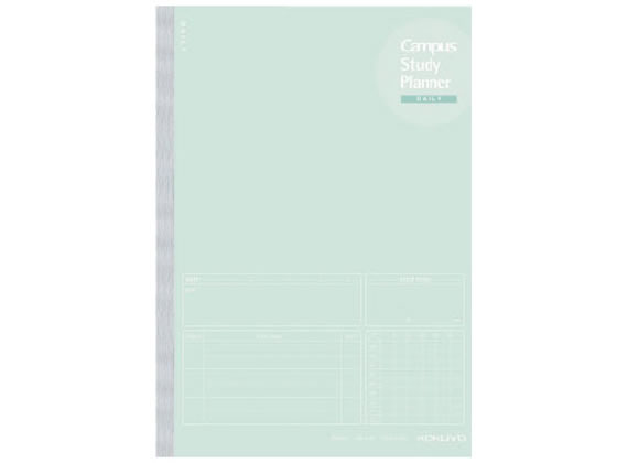 コクヨ キャンパス スタディプランナー(ノート) A5 デイリー罫 ミントグリーン 用途別ノートのサムネイル